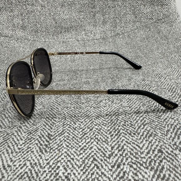 GUSSS GF6052 01B TORT GOLD BLACK RHINESTONE AUTHENTIC DESIGNER SUNGLASSES 57-17 main image 5